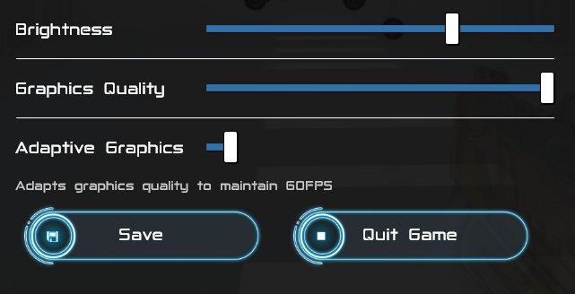 Graphics Quality Controls